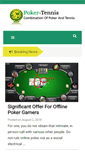 Mobile Screenshot of poker-tennis.com